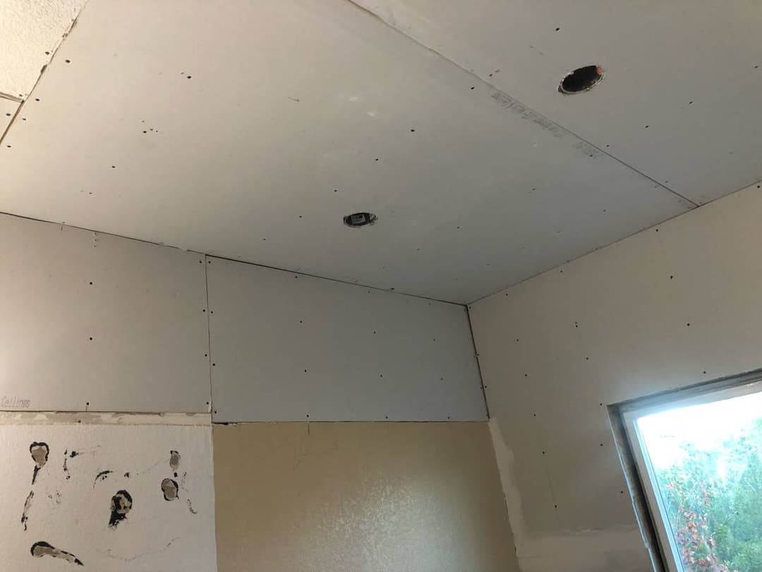 picture of a drywall project